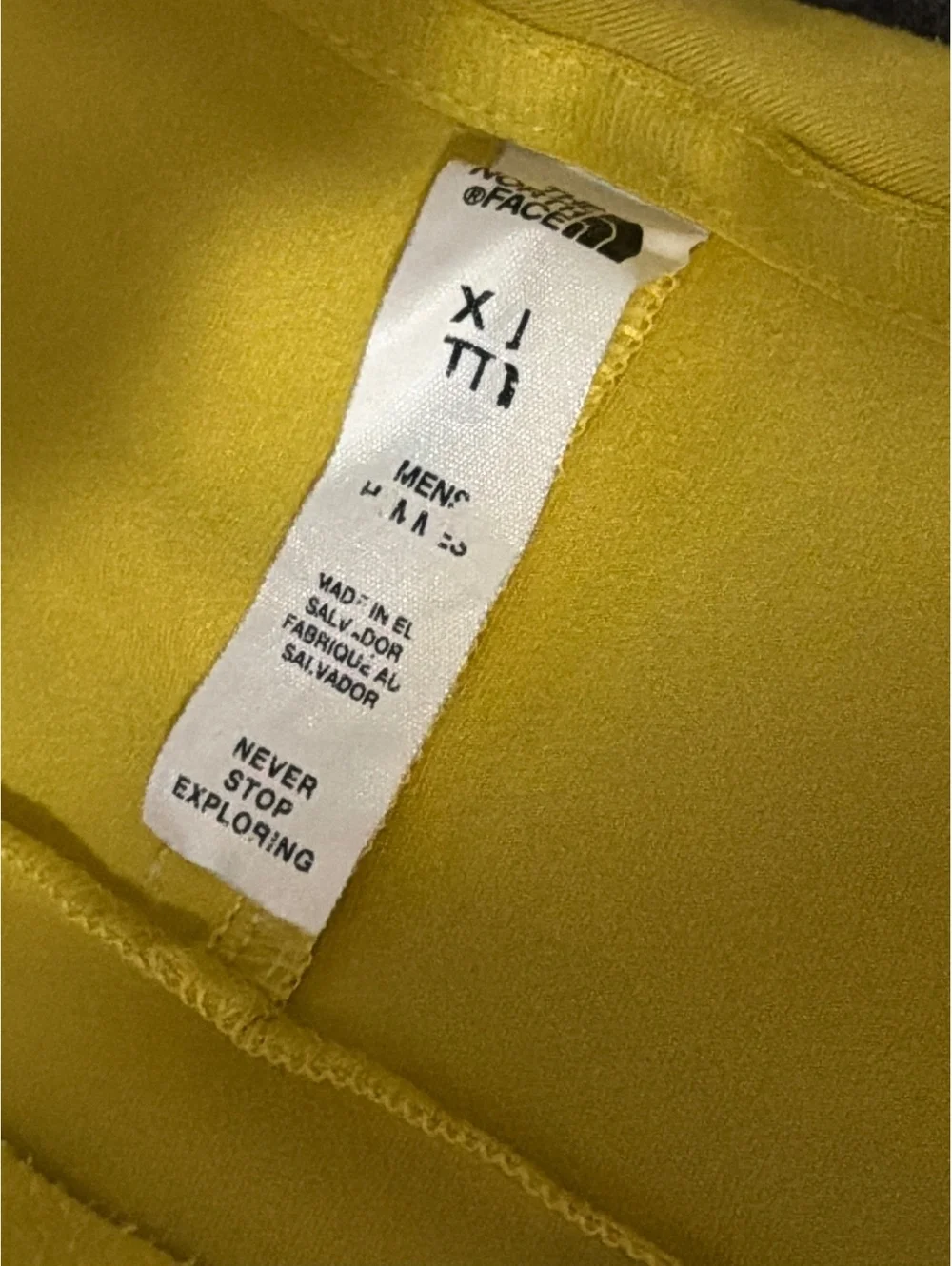 The North Face FlashDry Men's Yellow Performance T-Shirt XXL Active